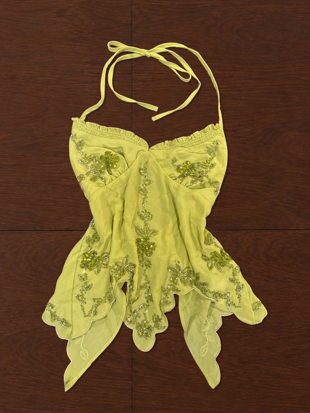 Tinker Belle Halter Top 💚✨